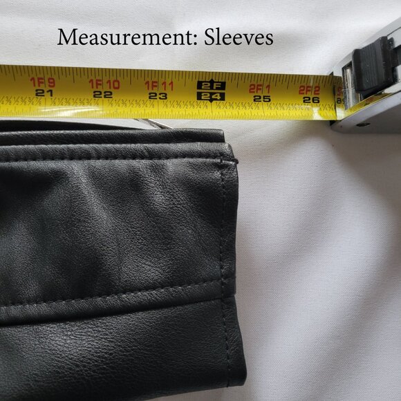 NWOT – Abercrombie & Fitch Black Faux Leather Moto Jacket (Size: M) - Picture 15 of 16